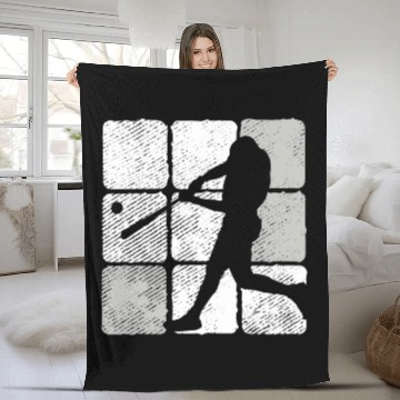 Discover Sport Baseball Catcher Pitcher Batter Baseman Softball Baseball 1 Baseball Tees Fleece Blankets