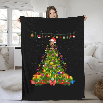 Discover Airedale Terrier Pet Christmas Tree Lights Dog Gift Lover Fleece Blankets Dog Baseball Tees