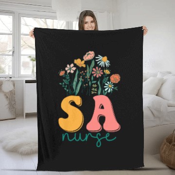 Discover Groovy Wildflower Substance Abuse nurses Tees Fleece Blankets