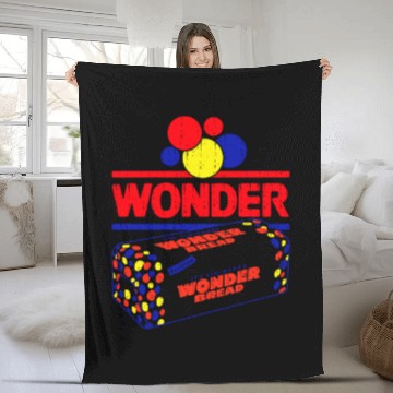Discover Bread Vintage - Wonder Bread Vintage - Fleece Blankets