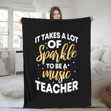 Discover Music Teacher Musical Professor Conservatory Instructor Fleece Blankets