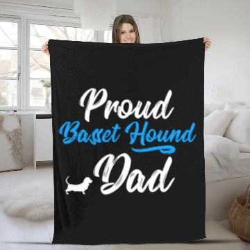 Discover Basset Hound Pet 14 Zip Fleece Blankets