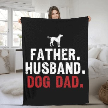 Discover Coonhound Pet Redbone Coonhound Father Husband Dog Dad Fleece Blankets