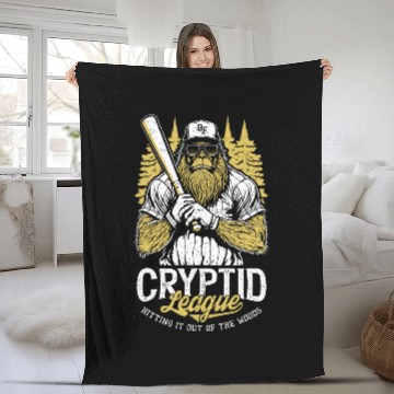 Discover Sport Baseball bigfoots Baseball Player Coachs Funny Cryptid League Sasquatch Fleece Blankets