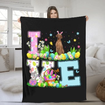 Discover Coonhound Pet Easter Egg Hunt Funny Love Coonhound Easter Baseball Tees Fleece Blankets