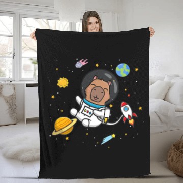 Discover capybaras Mammal 5 Fleece Blankets