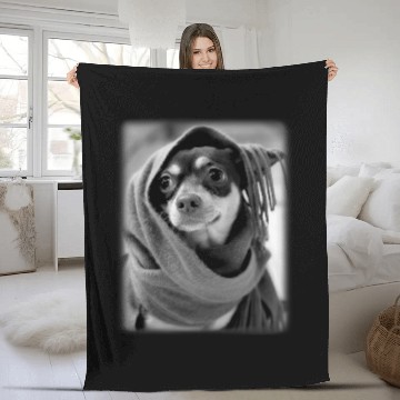 Discover Chihuahua Pet Picture T s Zip Fleece Blankets