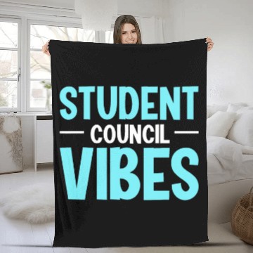 Discover Student Council Vibes 2 Fleece Blankets