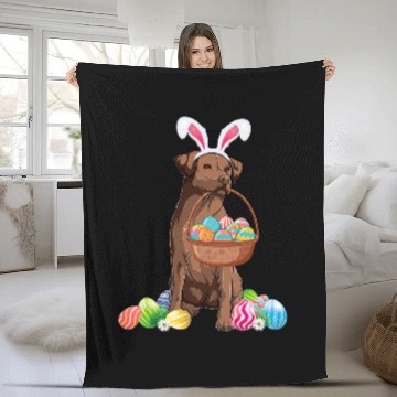 Discover Pug Pet Cute Easter Chocolate Lab Easter Pug Dog Happy Easter Baseball Tees Fleece Blankets