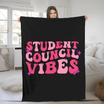 Discover Student Council Vibes School Student Council 1 Fleece Blankets