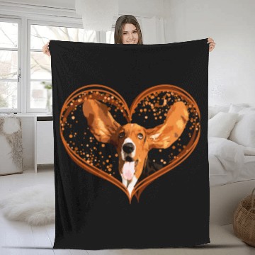 Discover Basset Hound Pet 38 6 Fleece Blankets