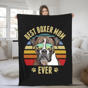 Discover Boxer Pet bests Dog Mom Ever Retro Sunset Beach Vibe 243 Baseball Tees Fleece Blankets