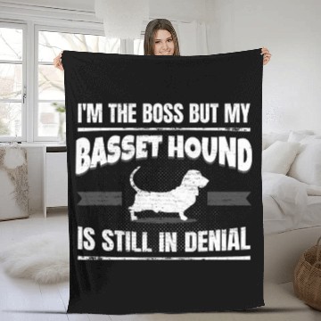 Discover Basset Hound Pet 8 Fleece Blankets