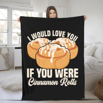 Discover Cinnamon Roll Backing Stuff Baker Gear Cinnamon Rolls Fleece Blankets