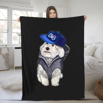 Discover Cavalier Pet king charles spaniel fancy dress cavapoo Fleece Blankets