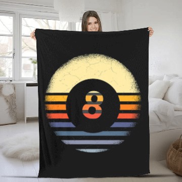 Discover Sport Billiard vintages Pool Player Billiards 1 Fleece Blankets