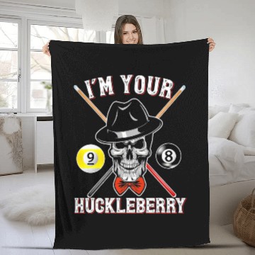 Discover Sport Billiard Gift Fleece Blankets Billiards Pool IM Your Huckleberry Funny Baseball Tees
