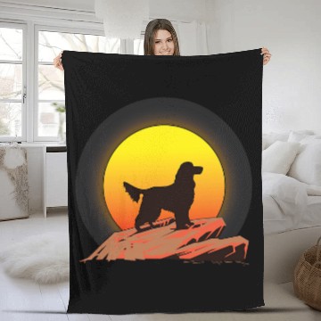 Discover Gordon Setter Pet Sunrise Baseball Tees Fleece Blankets