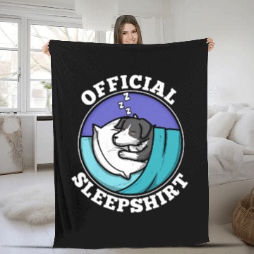 Discover Border Collie Pet Official sleep border collie 2 Baseball Tees Fleece Blankets