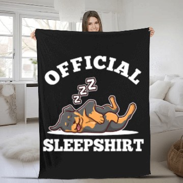 Discover Rottweiler Pet Official sleep Fleece Blankets