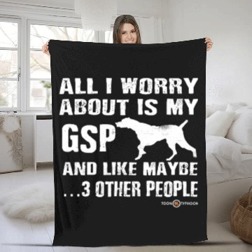Discover German Shorthaired Pet Fleece Blankets All I worry about is my GSP Baseball Tees