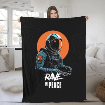 Discover Cosmonaut Sigma Phonk EDM astronaut DJ Rave in peace Fleece Blankets