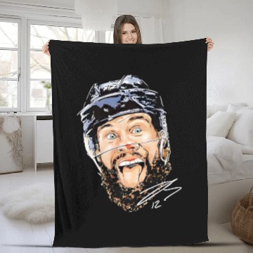 Discover Florida Panthers Jonah Gadjovich Bloodied Face Fleece Blankets