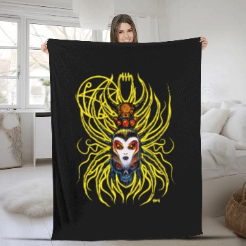 Discover Geisha Bug Fleece Blankets