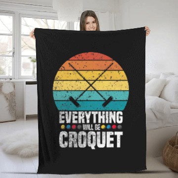 Discover Sport Croquet Outfit Everything Croquet Lawn Master Coach Baseball Tees Fleece Blankets