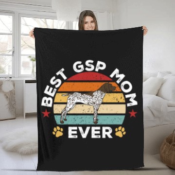 Discover German Shorthaired Pet Retro vintages German Shorthaired Pointer bests GSP Mom Ever Baseball Tees Fleece Blankets