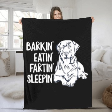 Discover Labrador Pet Design for a Silver Lab Owner Fleece Blankets