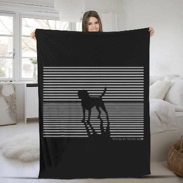 Discover Foxhound Pet Dog Love Fleece Blankets