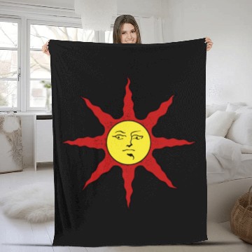 Discover Praise The Sun Dark Souls Fleece Blankets
