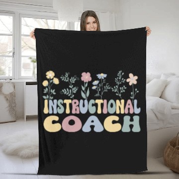 Discover Groovy Instructional Coachs Instructional Coaching Baseball Tees Fleece Blankets