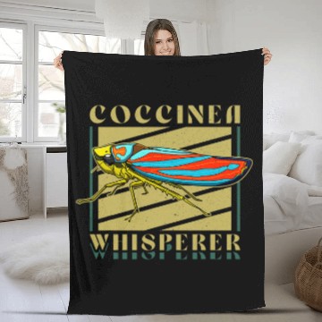 Discover Entomology collection scientific leafhopper biologist insect 10 Zip Fleece Blankets