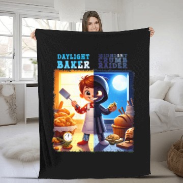 Discover Daylight Baker Midnight Crumb Raider Baseball Tees Fleece Blankets