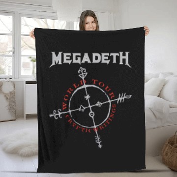 Discover Megadeth Cryptic Writings - Megadeth - Fleece Blankets