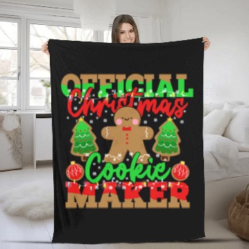 Discover Christmas Cookie Maker xmass Baker Baking Holiday Ugly Baseball Tees Fleece Blankets