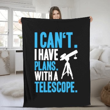 Discover Astronomer I Have Plans Astronomy Baseball Tees Fleece Blankets