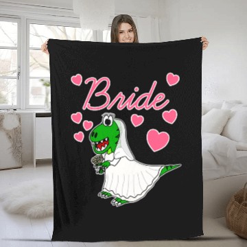 Discover Dinosaur Pet Bride Dinosaur Funny Bachelorette Party TRex Wedding Hen Do Baseball Tees Fleece Blankets