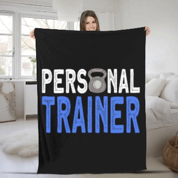 Discover Fitness Coachs Gym Personal Trainer Fleece Blankets
