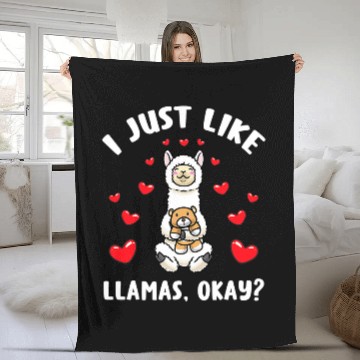 Discover Llama Pet Stuffed Animal Lama Alpaca Fleece Blankets