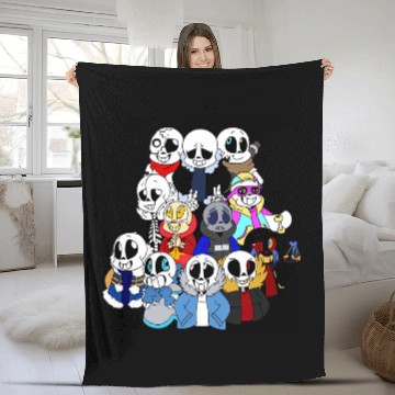 Discover UNDERTALE SANS CHARACTER Fleece Blankets