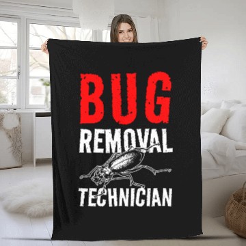 Discover Bug Removal Technician Exterminator Pest Fighter Baseball Tees Fleece Blankets