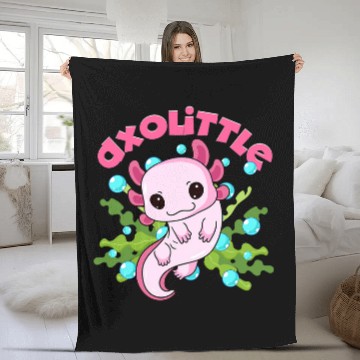 Discover Axolotls Pet Axolittle design with Mexican amphibia Baseball Tees Fleece Blankets