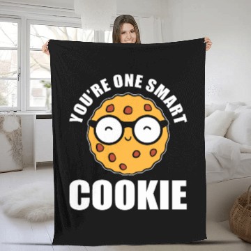 Discover Youre One Smart Cookie Specialty Baker Fleece Blankets