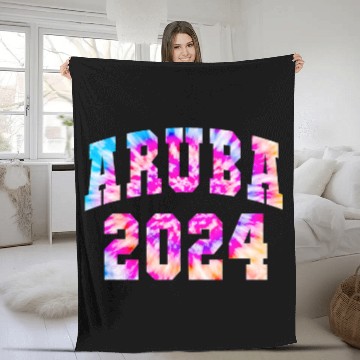 Discover Unicorn Pet ARUBA 2024 Swimming Spring Break Holiday Summer Baseball Tees Fleece Blankets