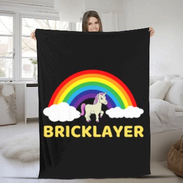 Discover Bricklayer Construction Job Satirical Baseball Tees Fleece Blankets