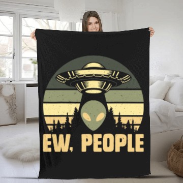 Discover Aliens UFO Ew People 2Ufo Baseball Tees Fleece Blankets