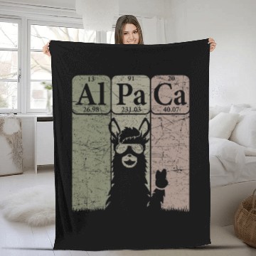 Discover Llama Pet Periodic Table Elements Llama Alpaca vintages 8 Baseball Tees Fleece Blankets